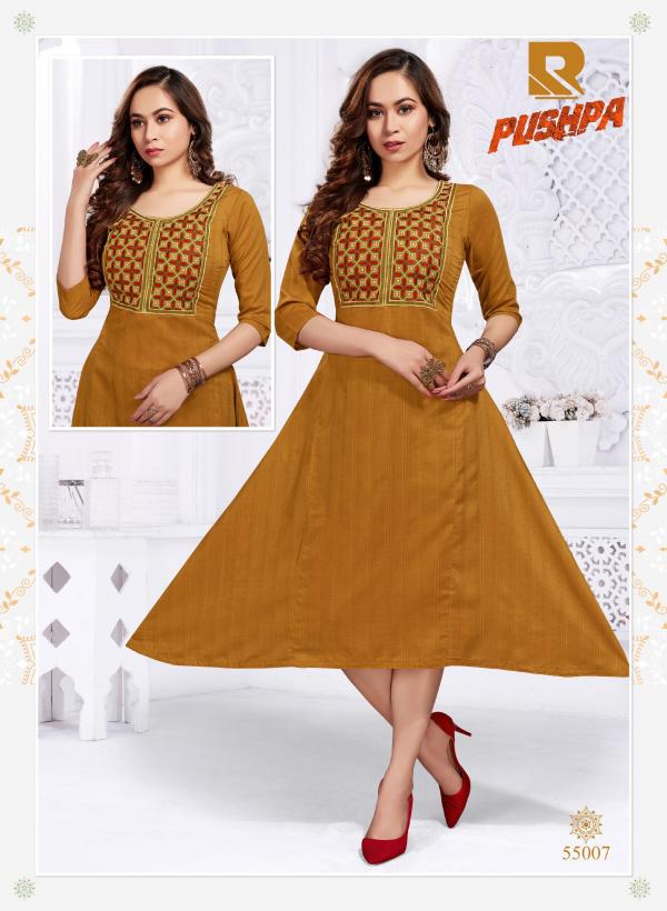 Raashi Pushpa Beautiful Silk Embroidery Kurti